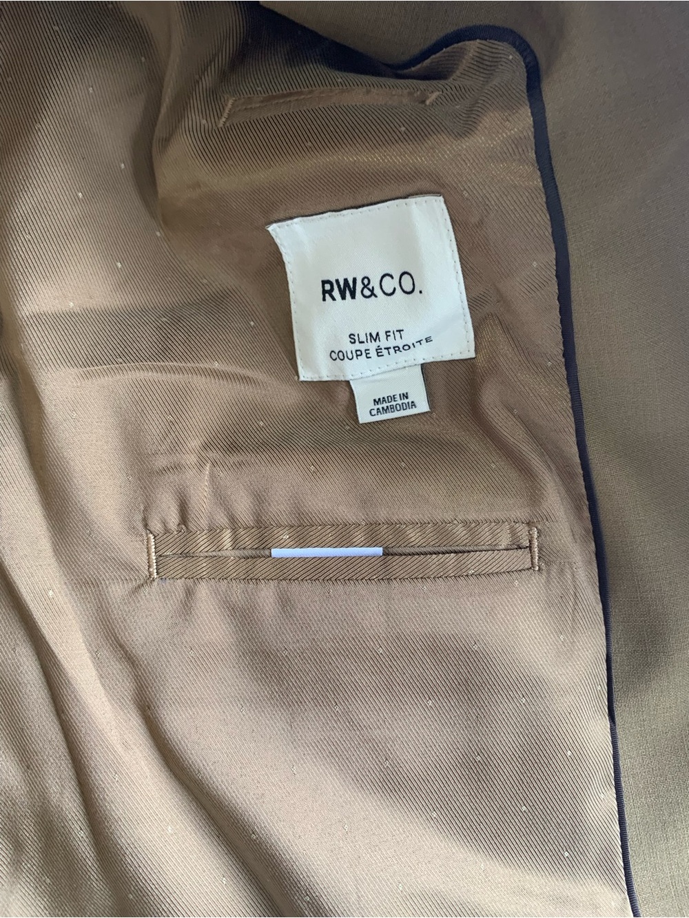 New RW&CO. SLIM FIT Blazer Size 44 - Picture 7 of 10